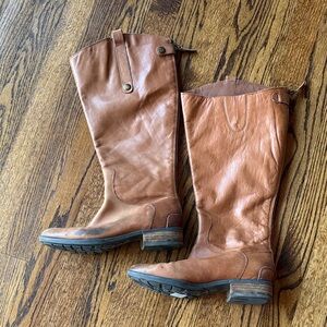 B20 Sam Edelman Athletic Fit Style Outdoor Fall 8M-WC Tan Leather Heel Boot